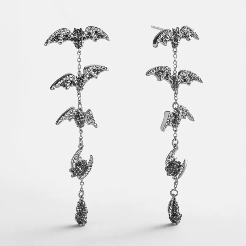 Night Flight Bat Earrings made by BaubleBar