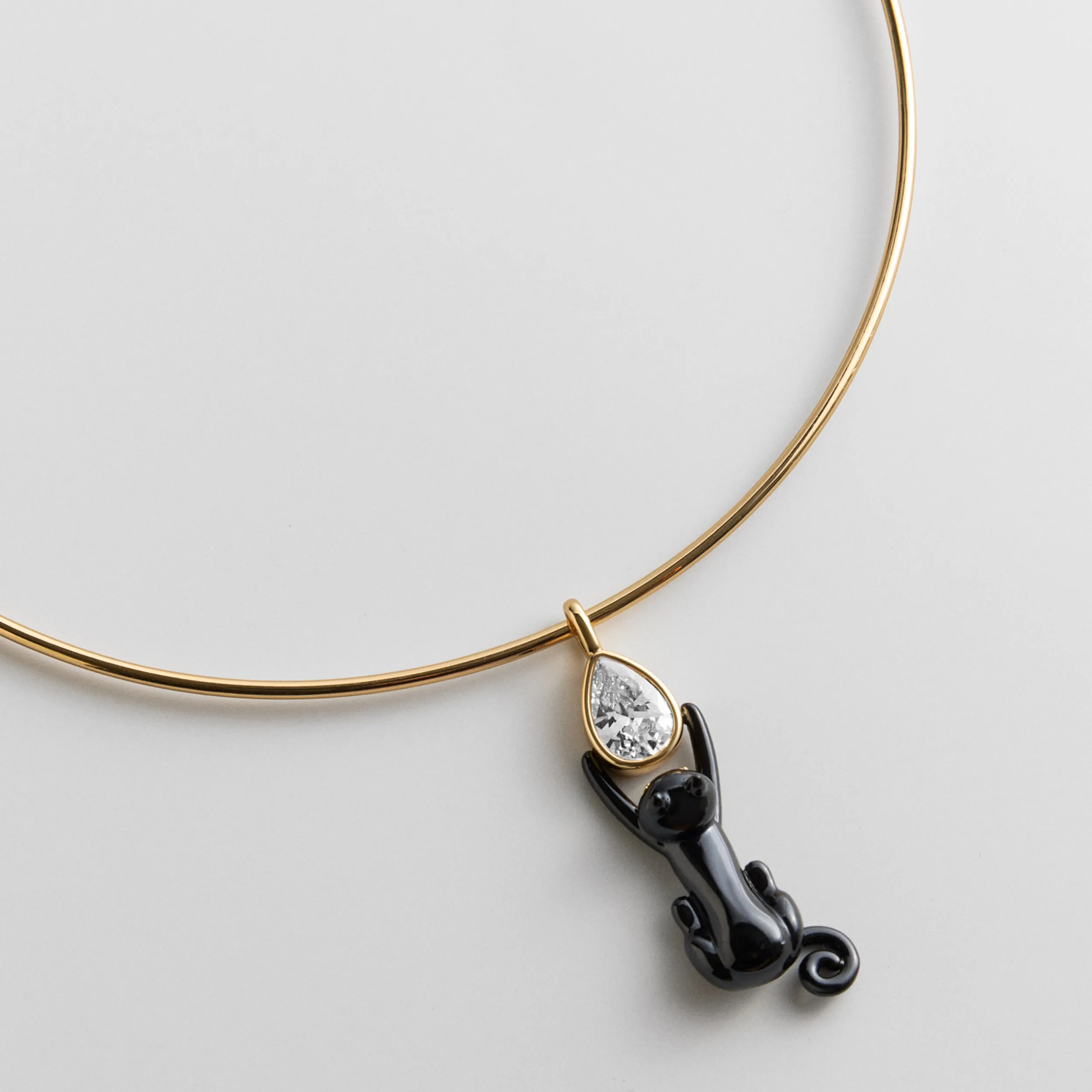 Purranormal Activity Cat Collar Necklace sold by BaubleBar product image thumbnail 3