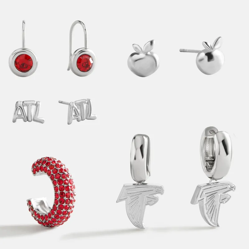 NFL Earring Stack Set - Atlanta Falcons made by BaubleBar
