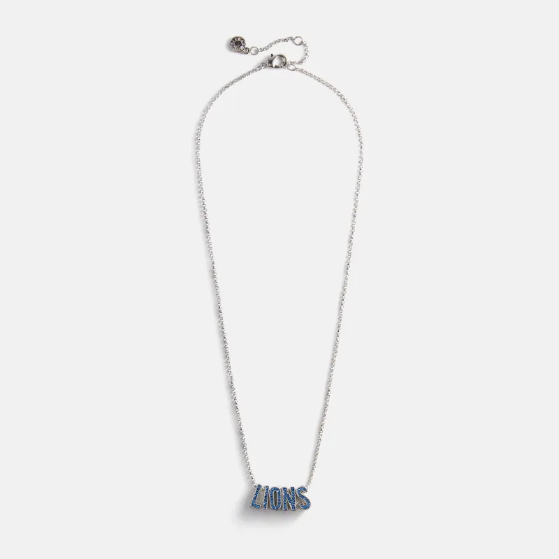 NFL Slogan Charm Necklace - Detroit Lions made by BaubleBar