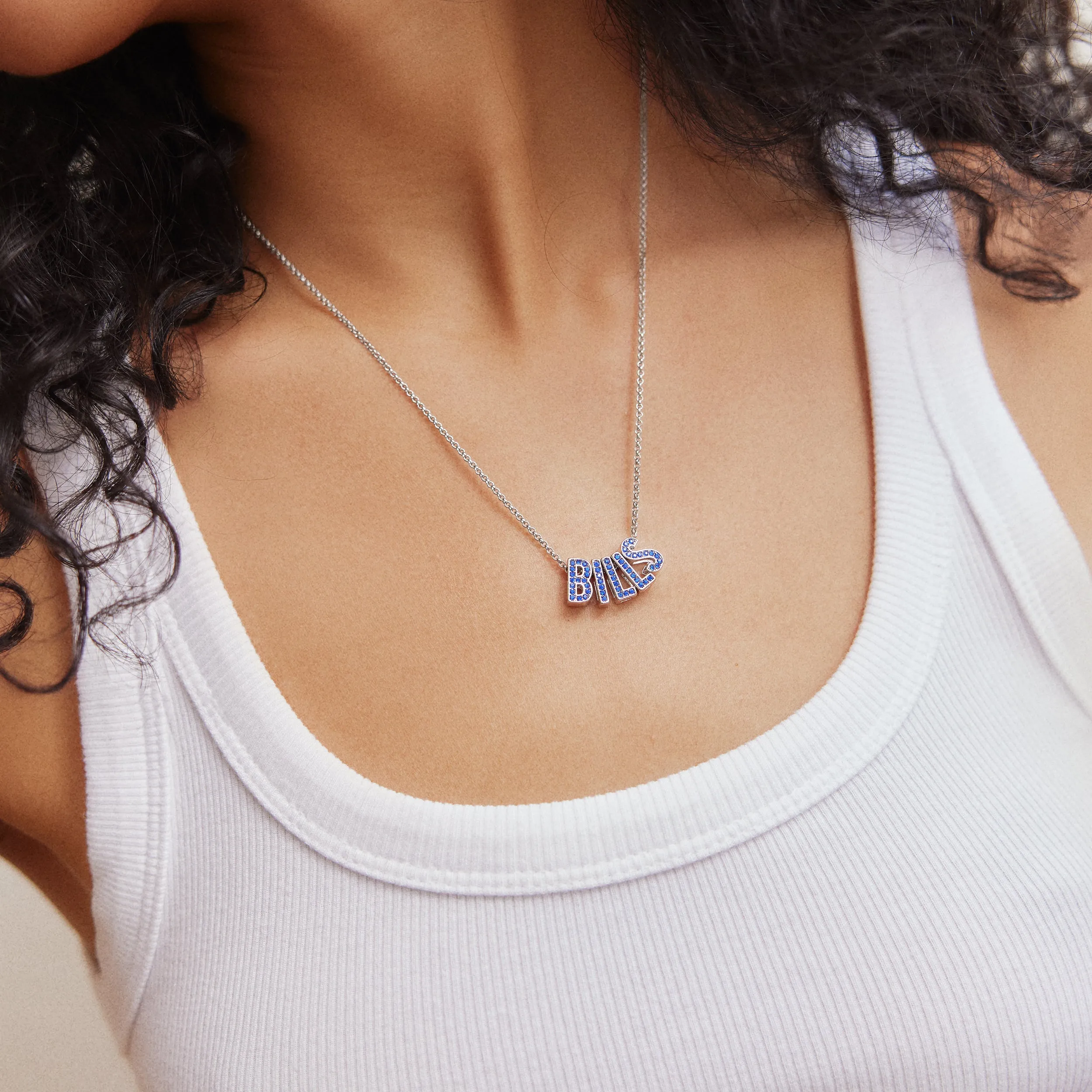 NFL Slogan Charm Necklace - Buffalo Bills sold by BaubleBar product image thumbnail 2