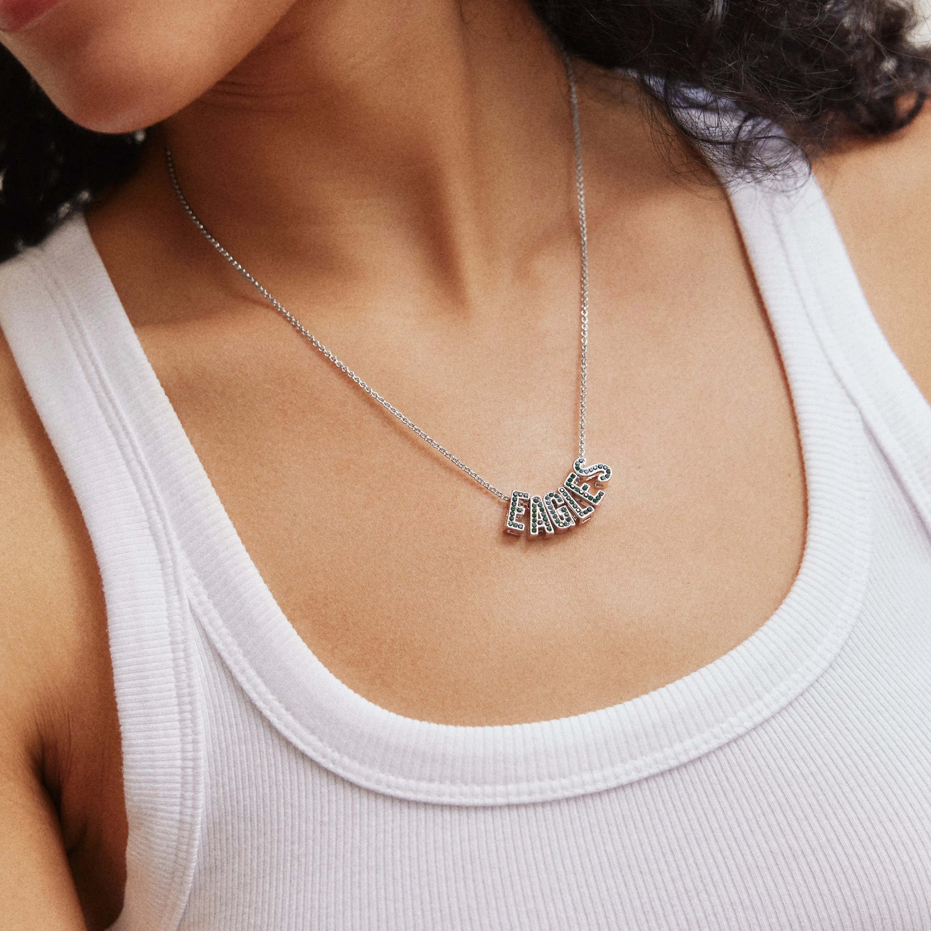 NFL Slogan Charm Necklace - Philadelphia Eagles sold by BaubleBar product image thumbnail 2