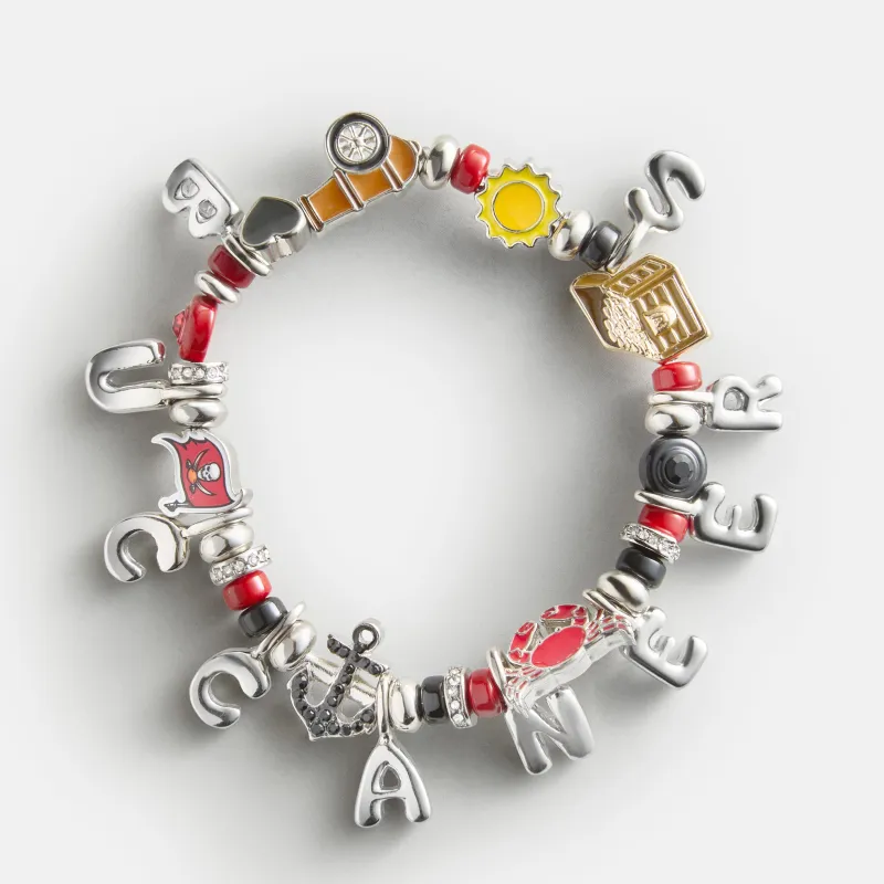 NFL Beaded Charm Bracelet - Tampa Bay Buccaneers made by BaubleBar