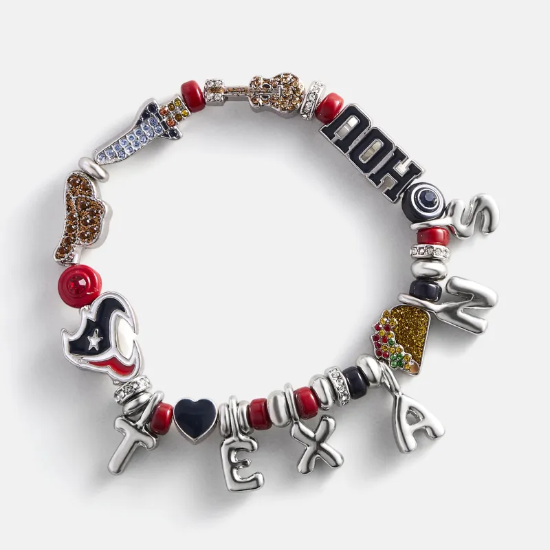 NFL Beaded Charm Bracelet - Houston Texans made by BaubleBar