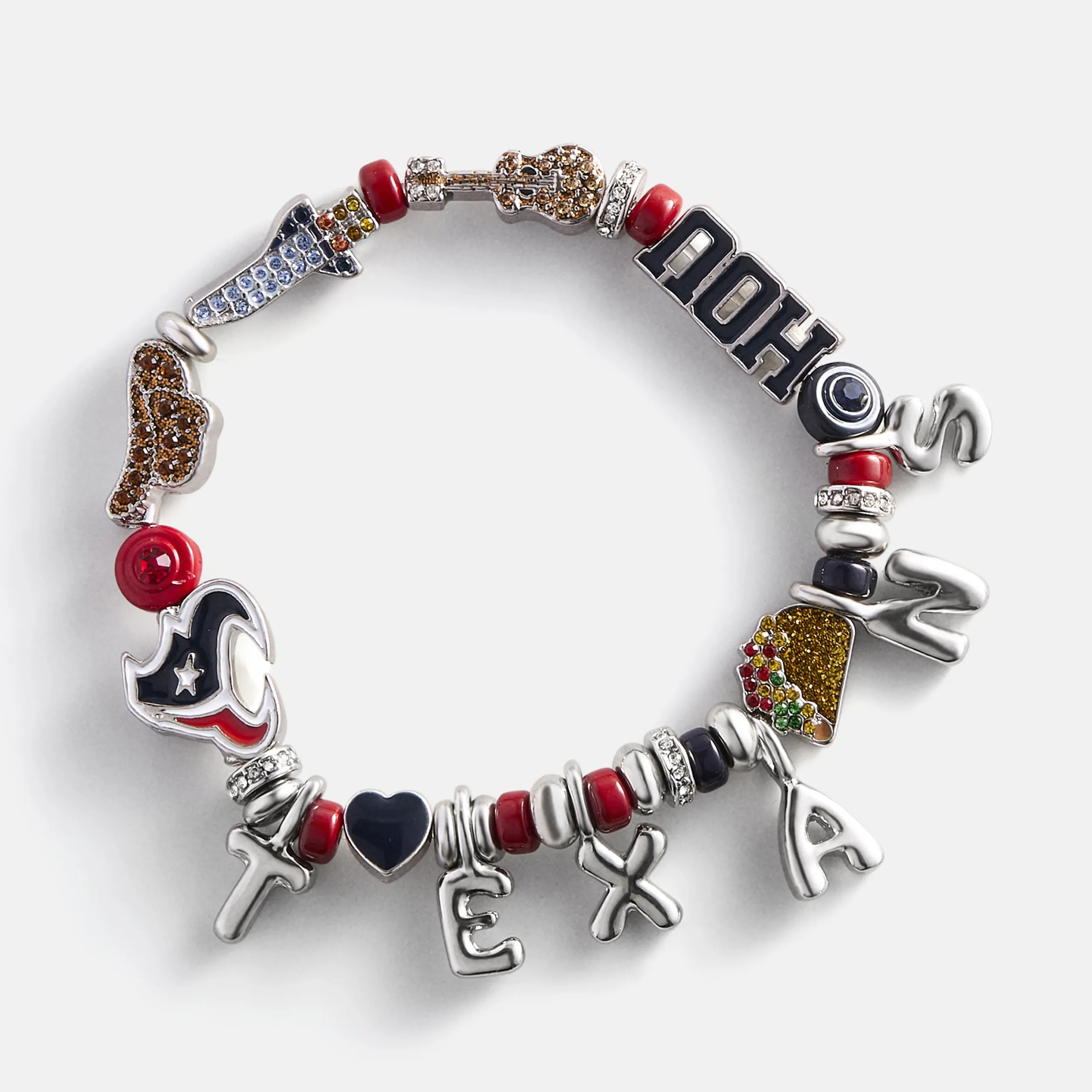 NFL Beaded Charm Bracelet - Houston Texans sold by BaubleBar