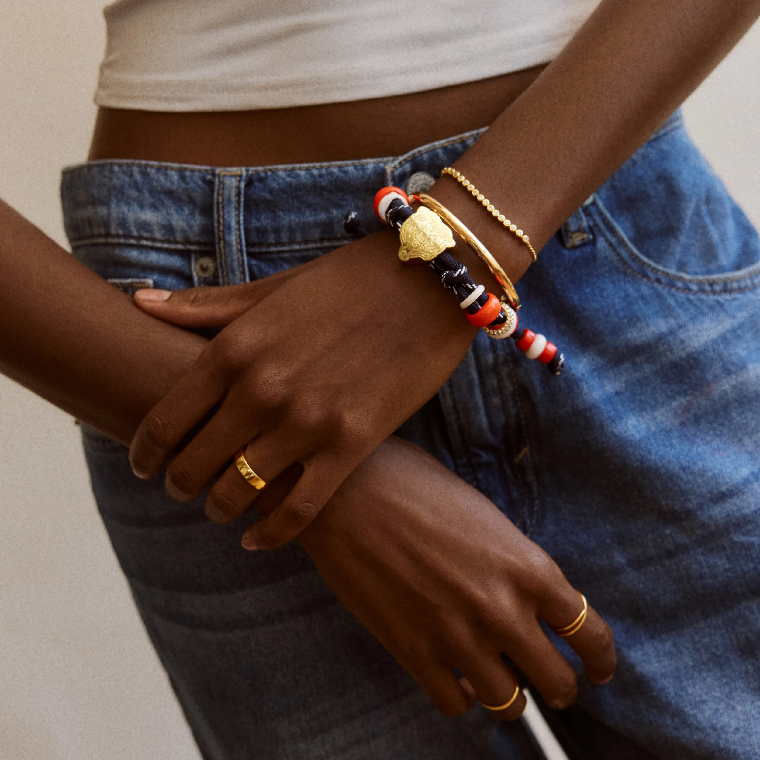 NFL Knotty Logo Bracelet - Chicago Bears sold by BaubleBar product image thumbnail 2