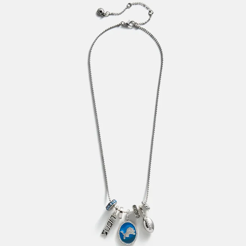 NFL Cluster Charm Necklace - Detroit Lions made by BaubleBar