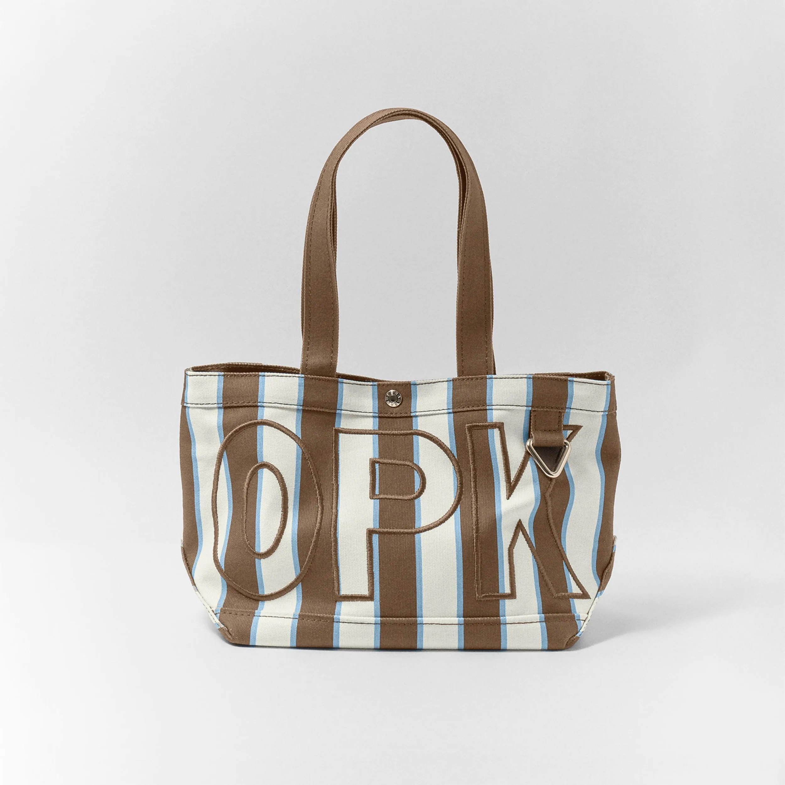 Striped Custom Alpha Tote - Hazelnut sold by BaubleBar