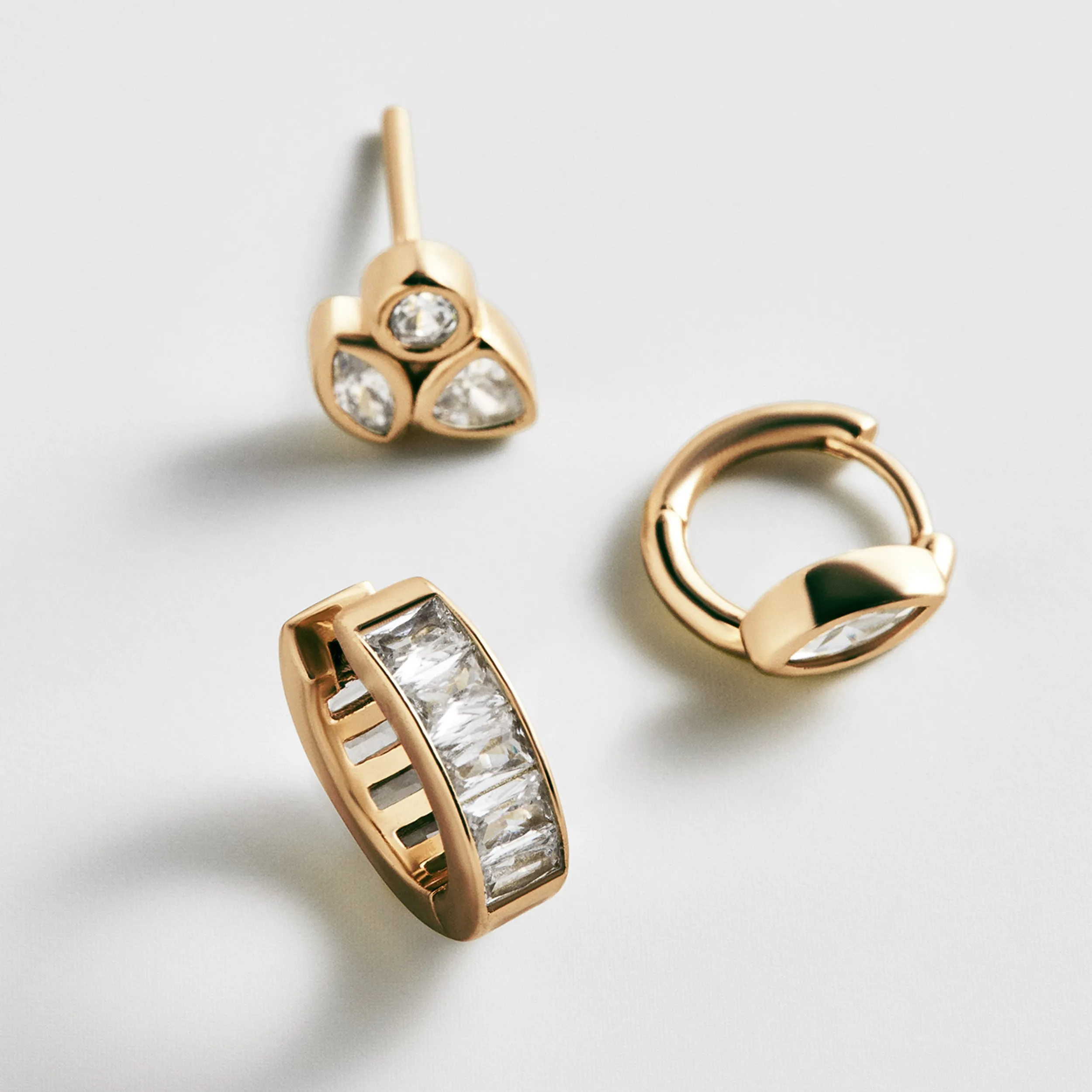 Daria 14K Gold Stud Earring Set sold by BaubleBar product image thumbnail 3