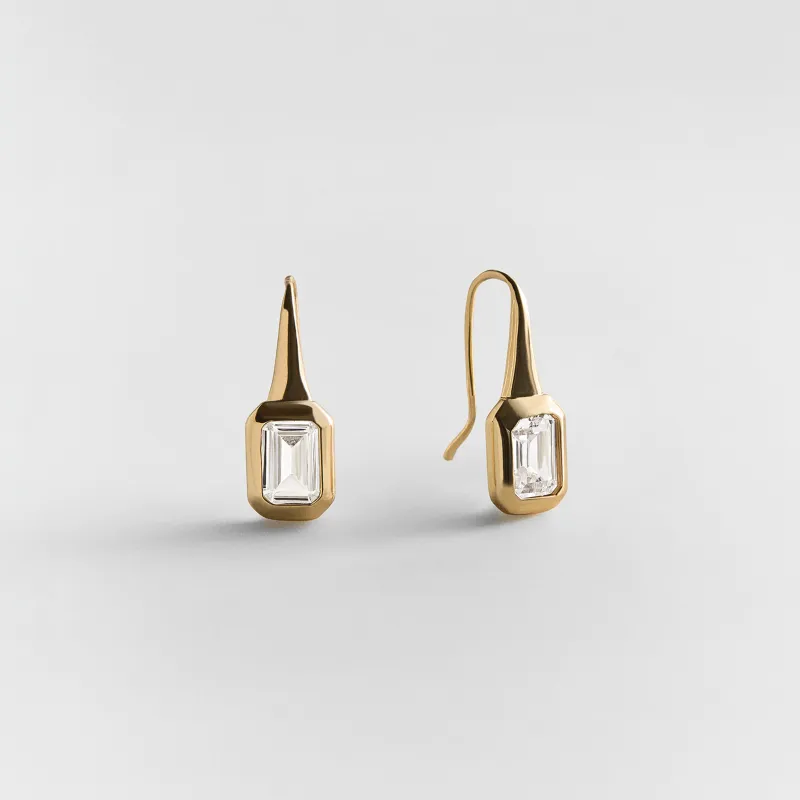 Frances Crystal Drop Earrings made by BaubleBar