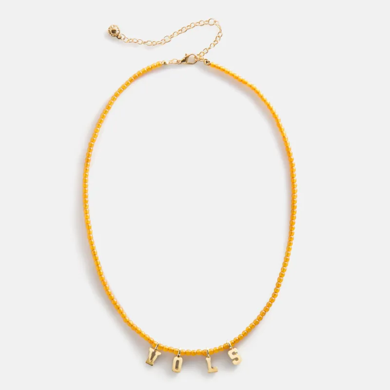 University of Tennessee Delicate Beaded Necklace - University of Tennessee made by BaubleBar