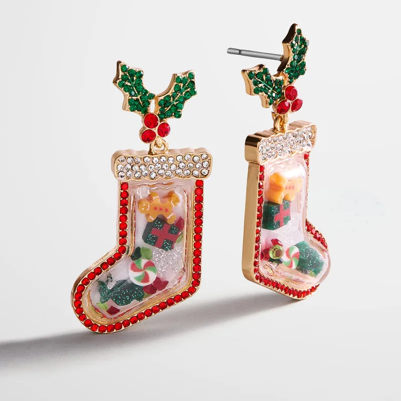 For The Nice List Stocking Earrings made by BaubleBar