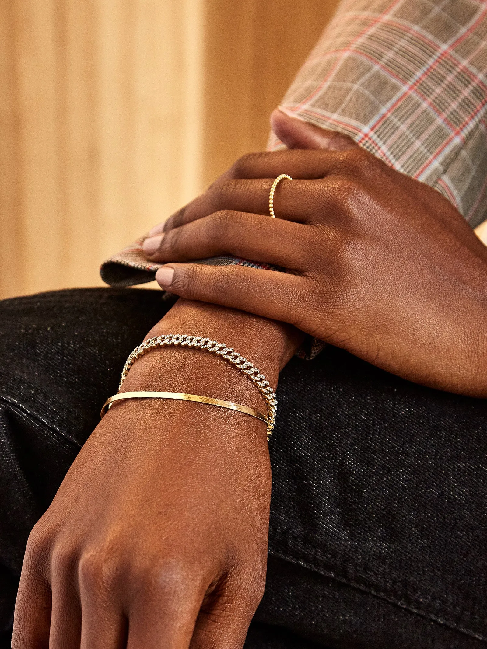 Gia 18K Gold Bracelet sold by BaubleBar product image thumbnail 2