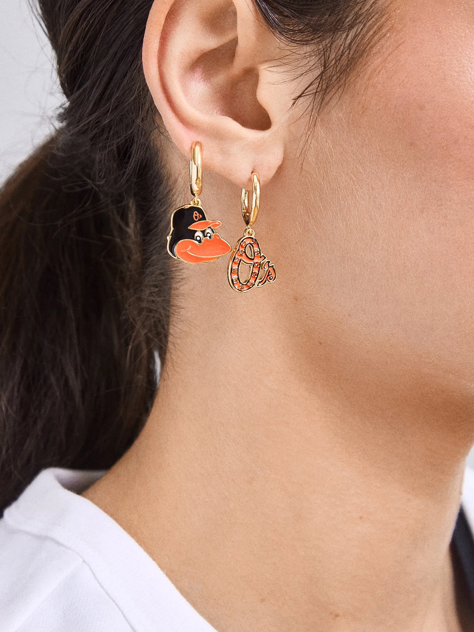 MLB Earring Set - Baltimore Orioles sold by BaubleBar product image thumbnail 2