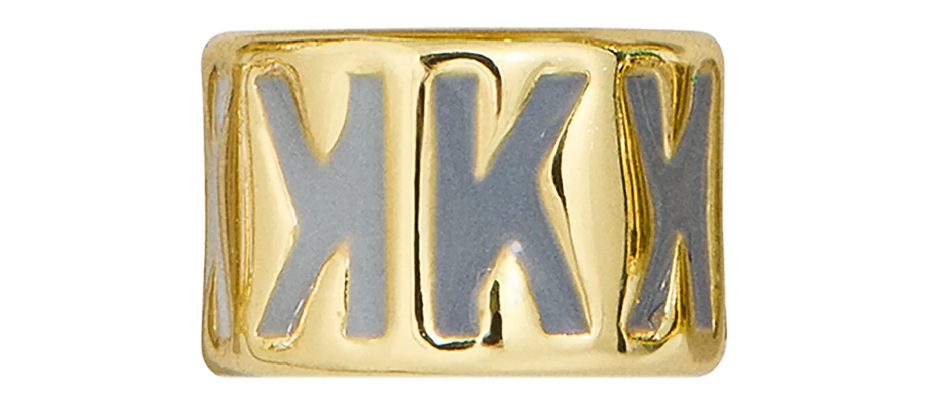 Neutral Initial 360 Spinner Charm - K sold by BaubleBar