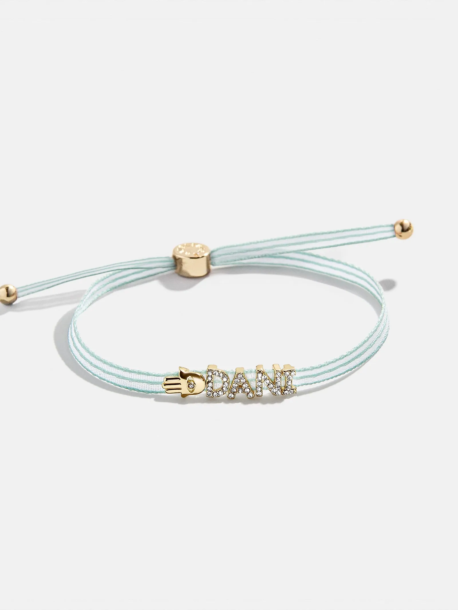 Custom Ribbon Bracelet - Mint Green Ribbon sold by BaubleBar product image thumbnail 4