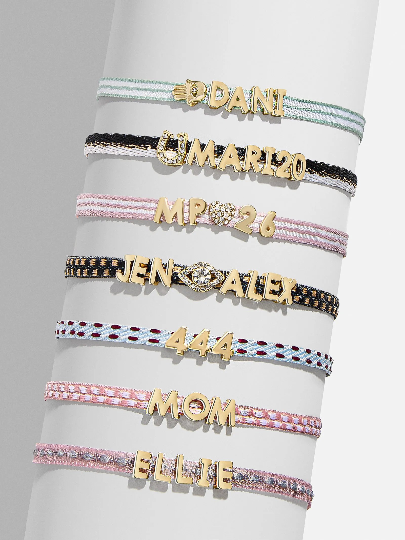 Custom Ribbon Bracelet - Mint Green Ribbon sold by BaubleBar