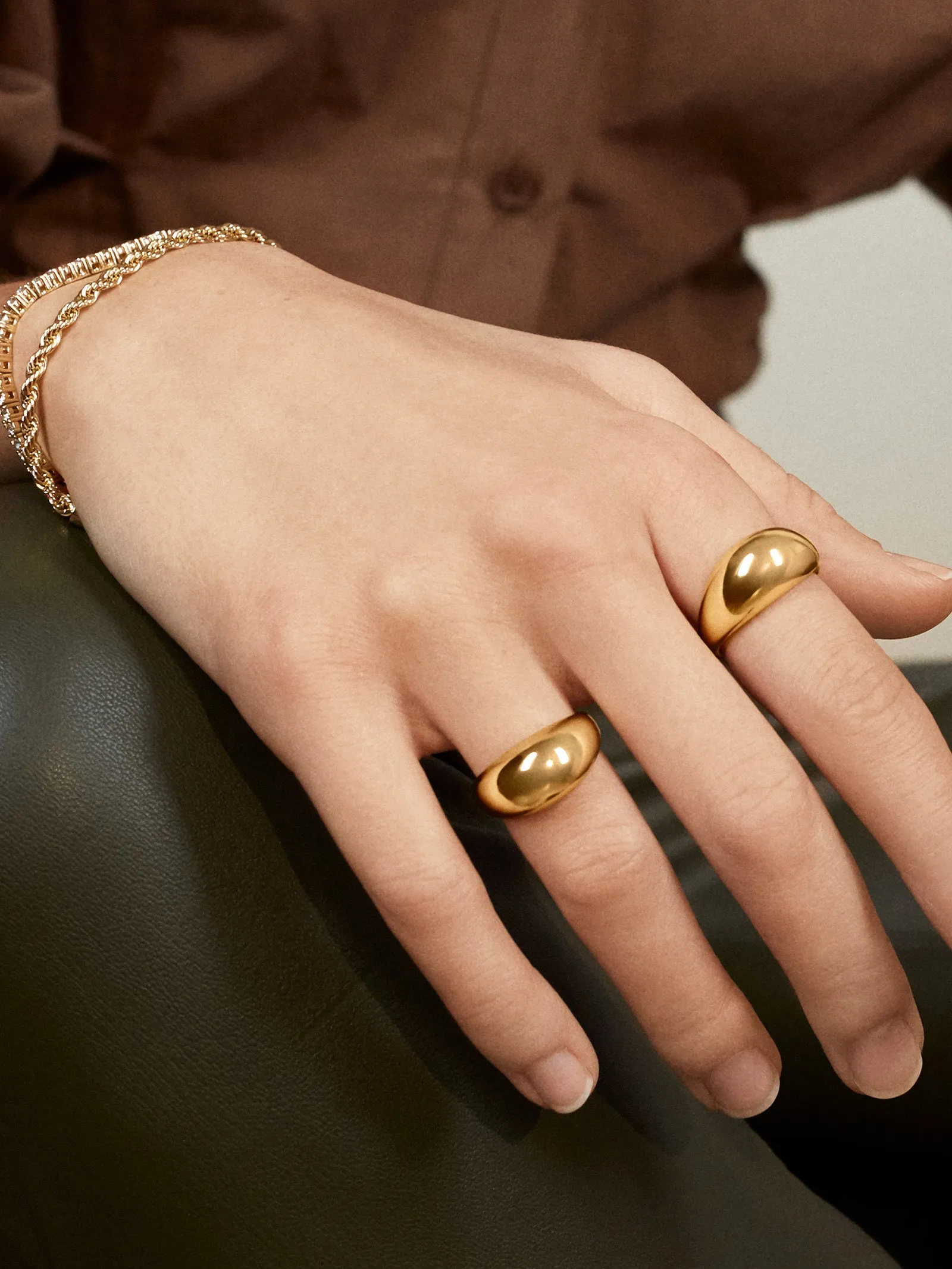 Bubble Ring Set - Gold sold by BaubleBar product image thumbnail 2