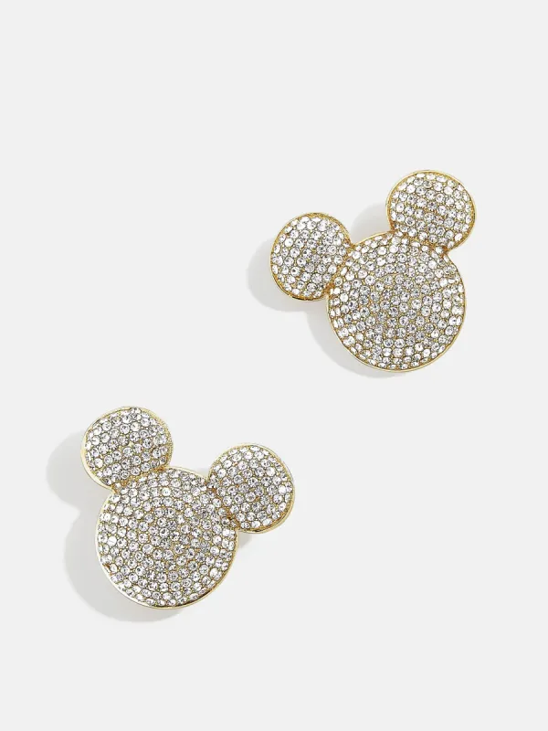 Mickey Mouse Disney Pavé Earrings - Pavé sold by BaubleBar