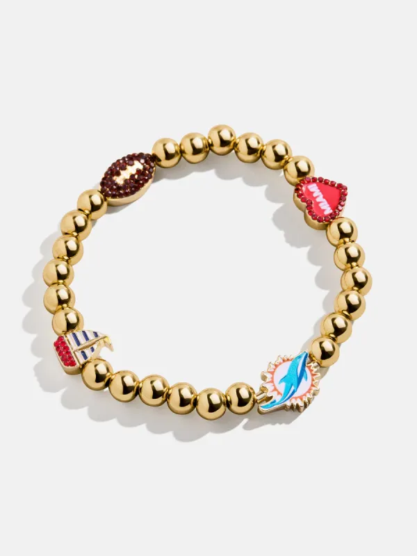 NFL Pisa Charm Bracelet - Miami Dolphins made by BaubleBar