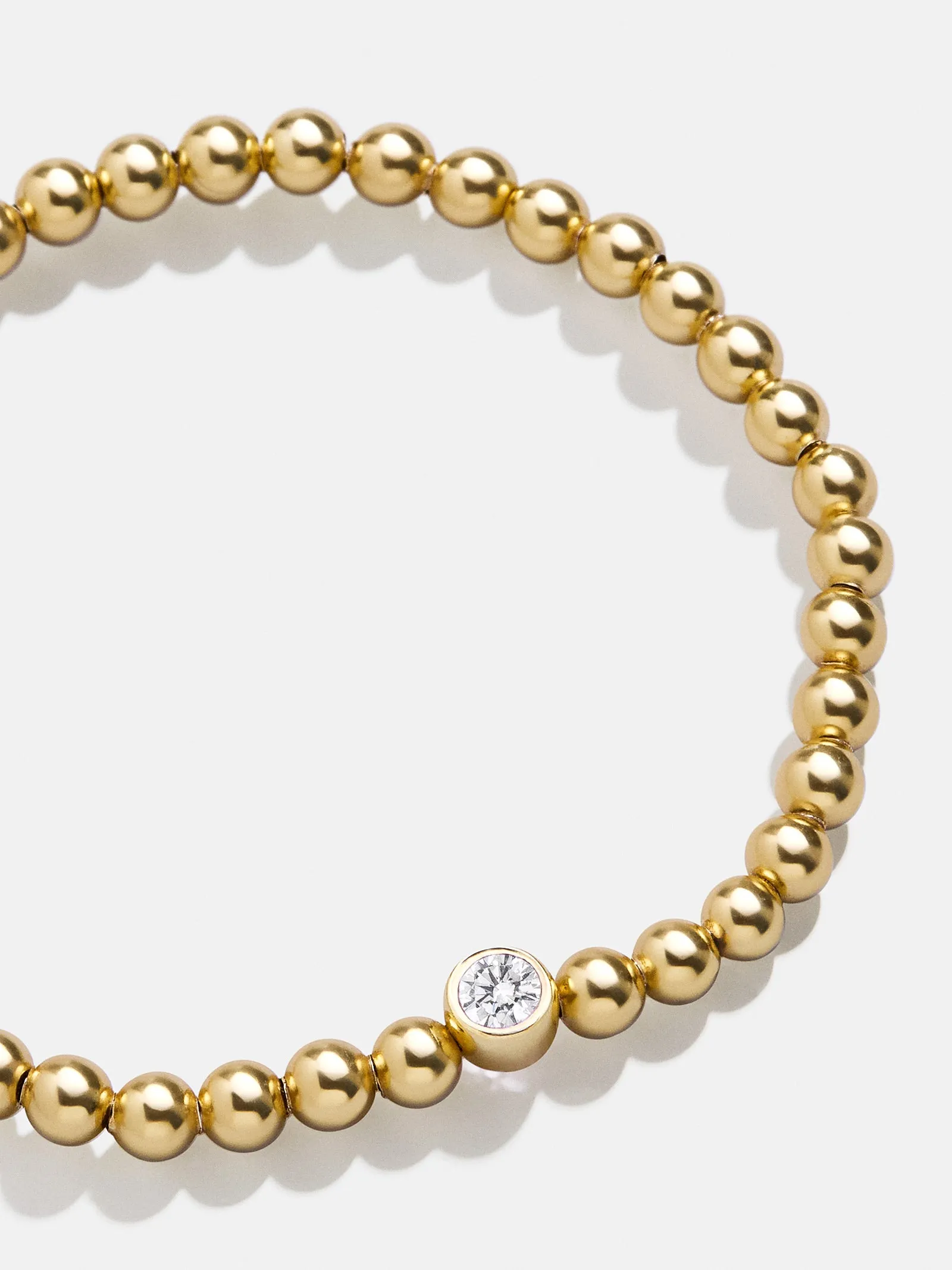 18K Gold Birthstone Pisa Bracelet - Crystal sold by BaubleBar