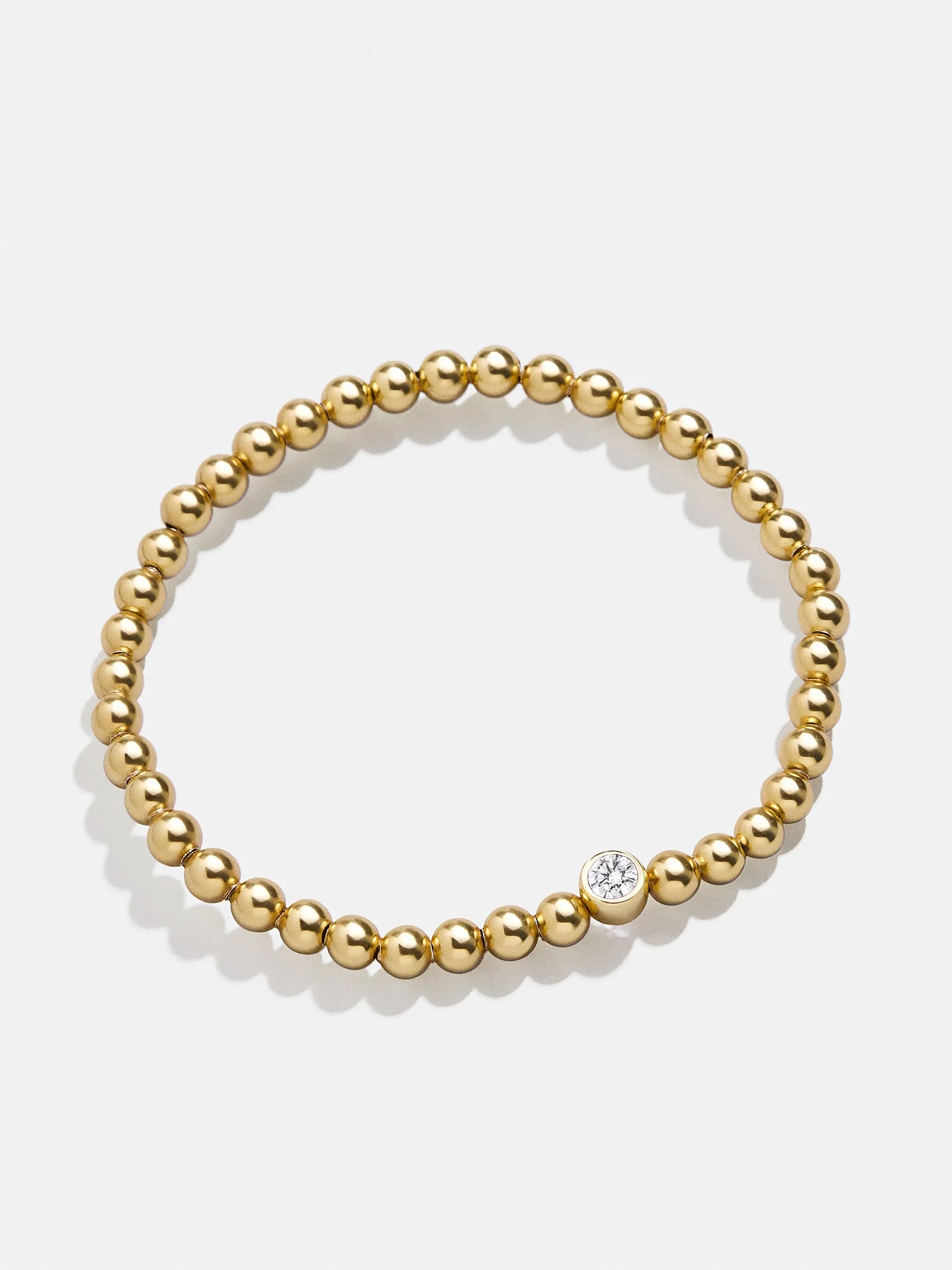 18K Gold Birthstone Pisa Bracelet - Crystal sold by BaubleBar product image thumbnail 3