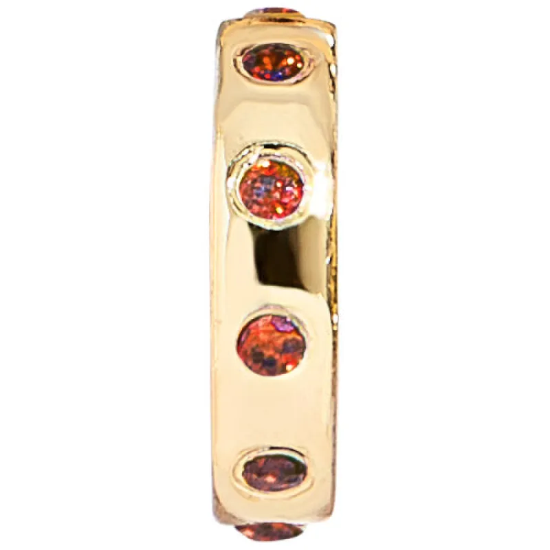 18K Gold Birthstone Charm Beads - Garnet sold by BaubleBar