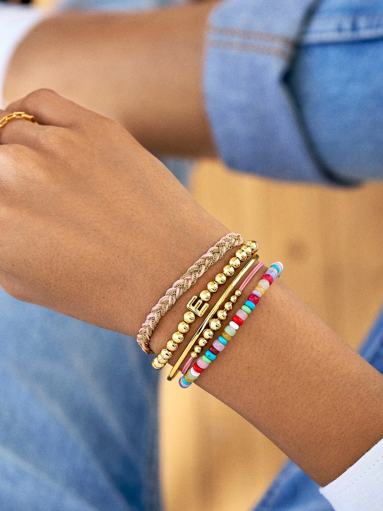 Everyday Initial Pisa Bracelet - H sold by BaubleBar product image thumbnail 2