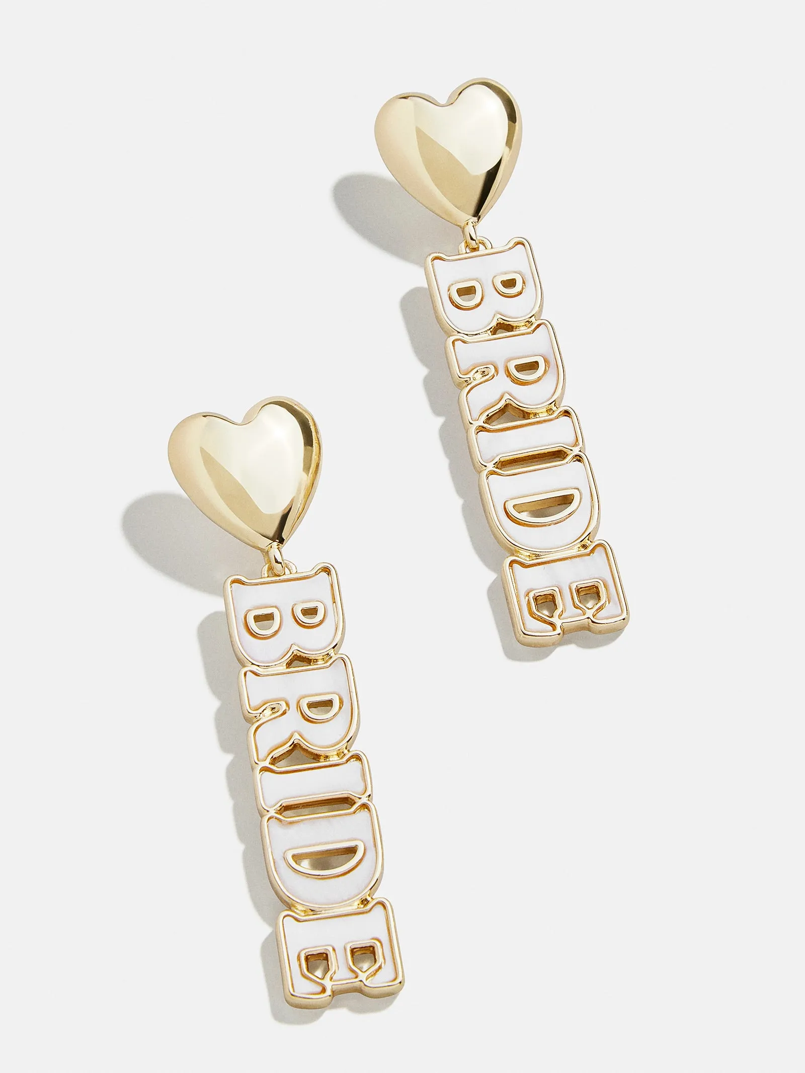 Dressed in White Earrings - Gold/Shell sold by BaubleBar