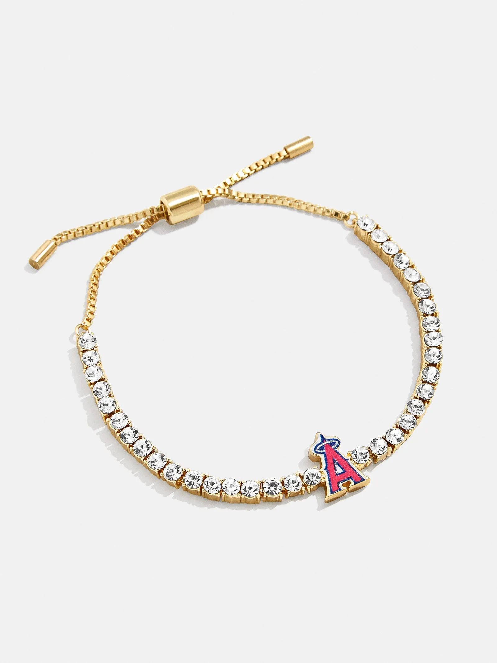 MLB Gold Tennis Bracelet - Los Angeles Angels sold by BaubleBar product image thumbnail 3