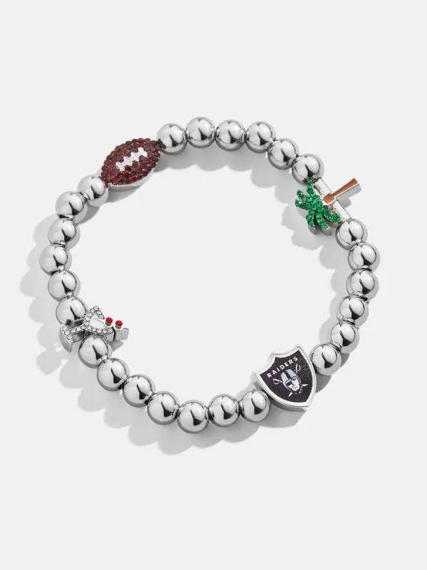 NFL Pisa Charm Bracelet - Las Vegas Raiders sold by BaubleBar