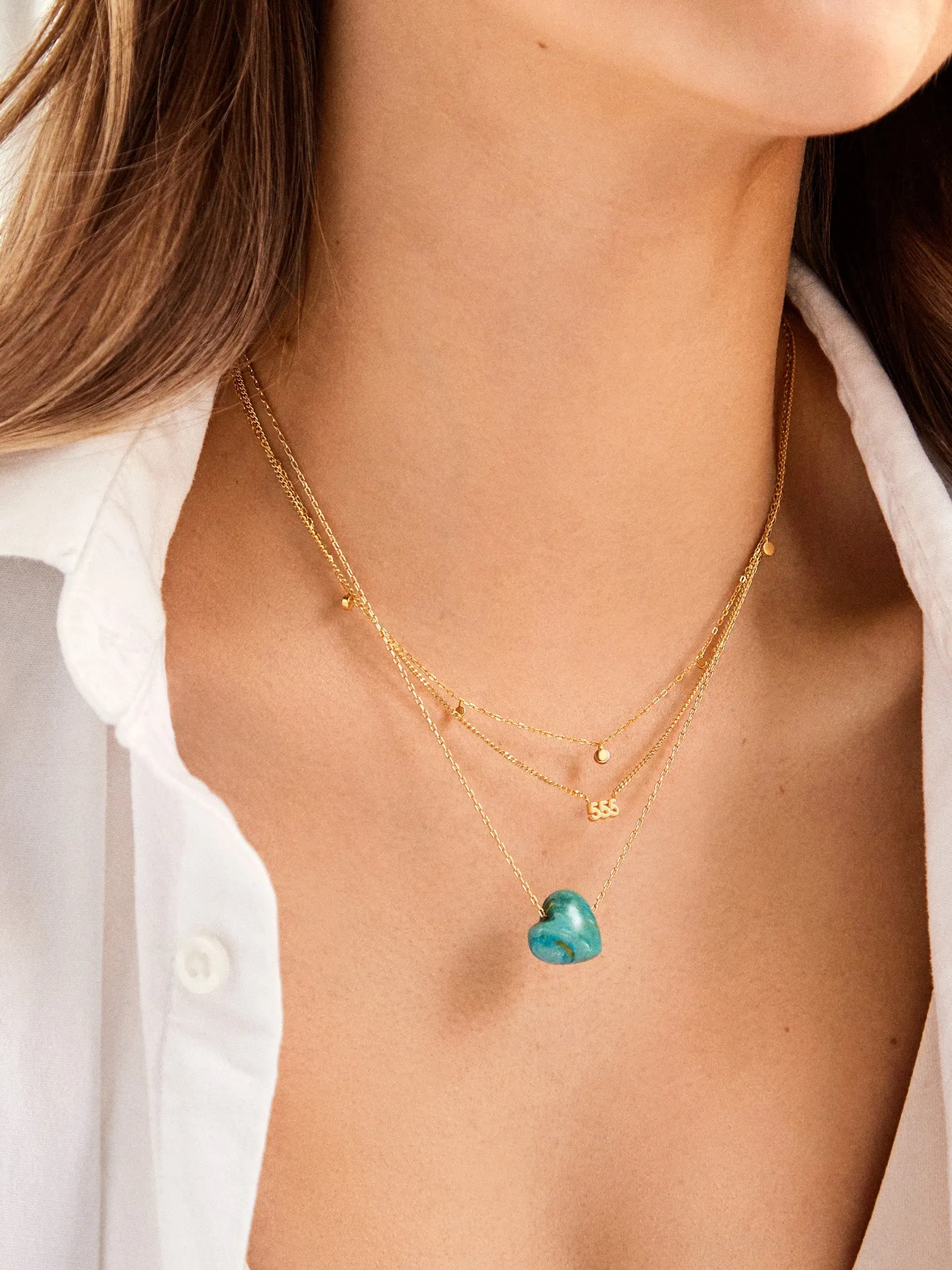 Juno Turquoise Necklace - Turquoise Stone sold by BaubleBar product image thumbnail 2