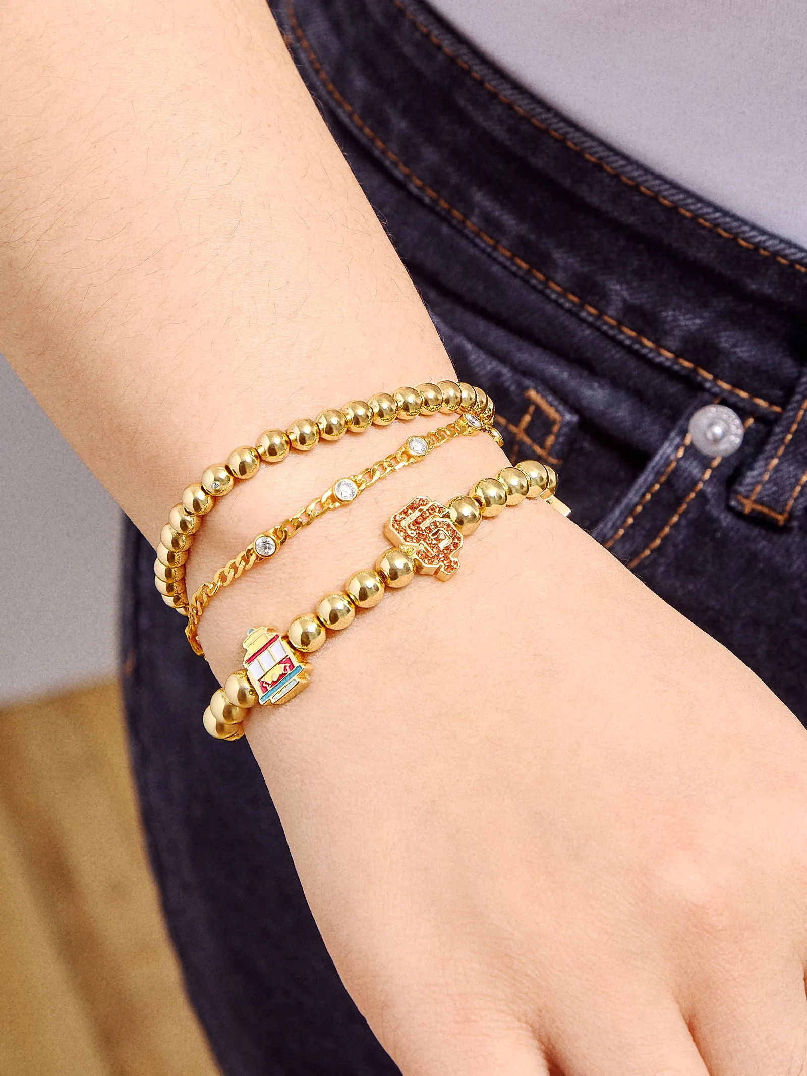 MLB Pisa Charm Bracelet - San Francisco Giants sold by BaubleBar product image thumbnail 2