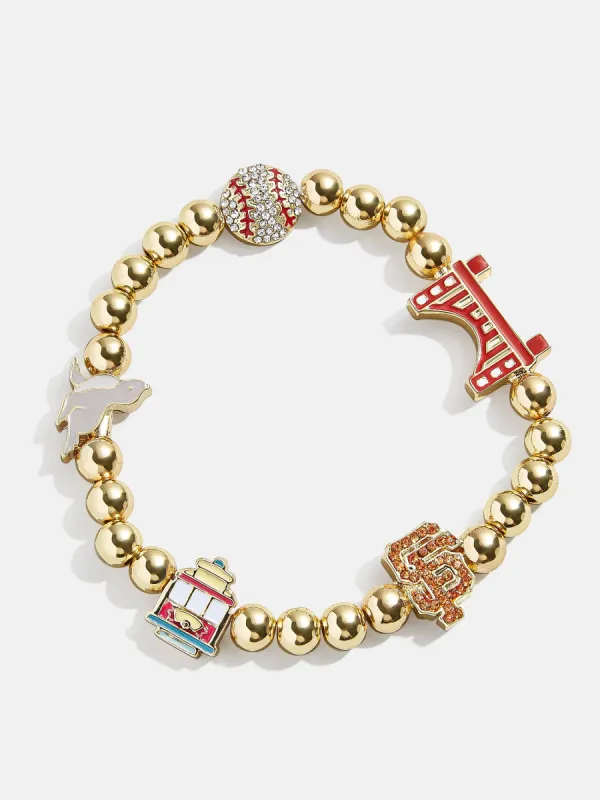 MLB Pisa Charm Bracelet - San Francisco Giants sold by BaubleBar