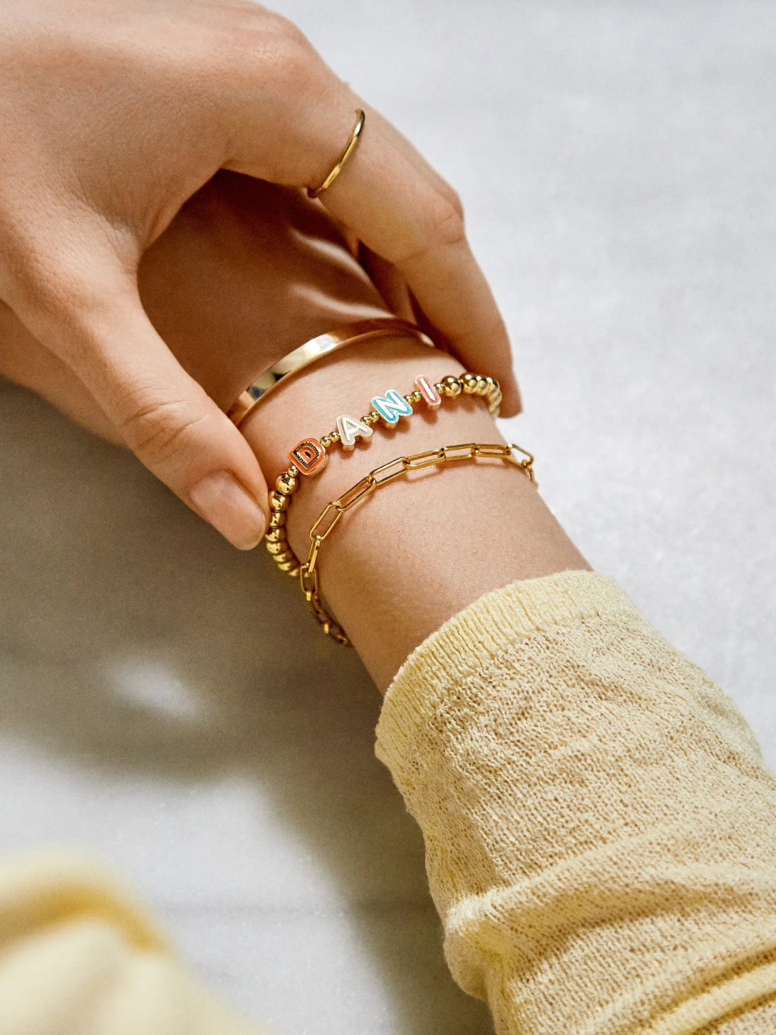 Enamel Pisa Custom Bracelet - Multi sold by BaubleBar product image thumbnail 2