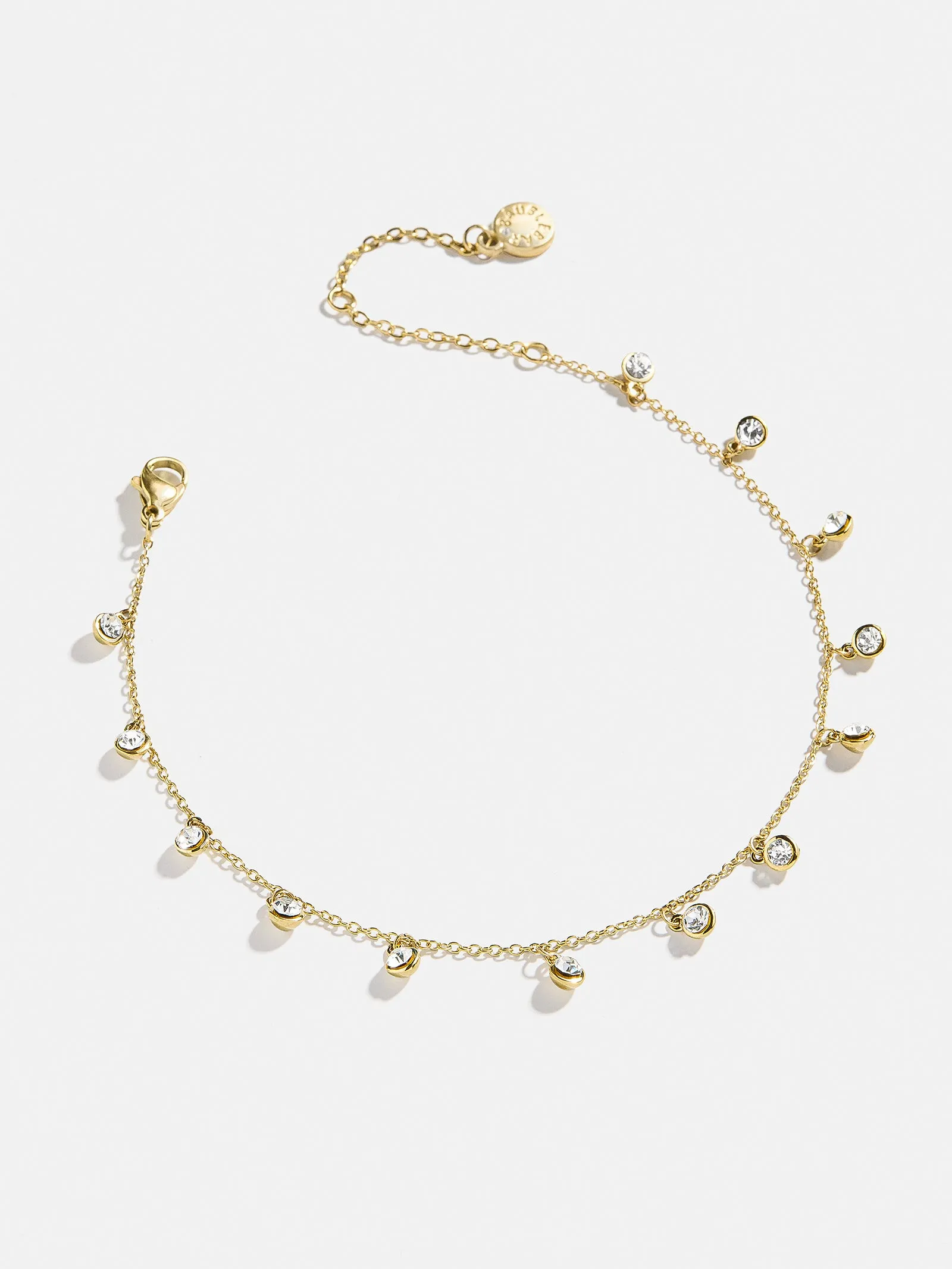 Clio Waterproof Anklet - Gold/Pavé sold by BaubleBar product image thumbnail 3