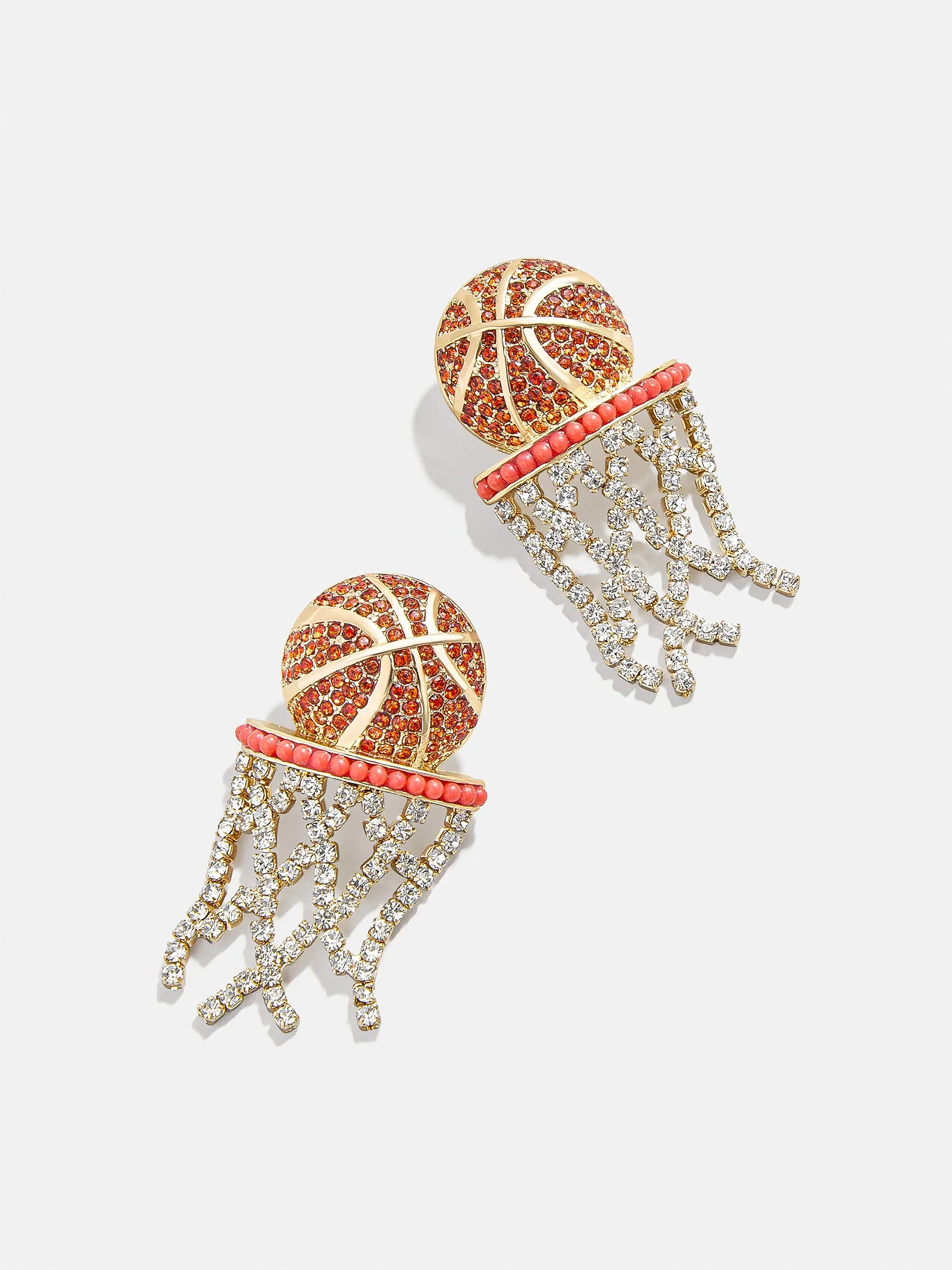 Slam Dunk Earrings - Orange sold by BaubleBar