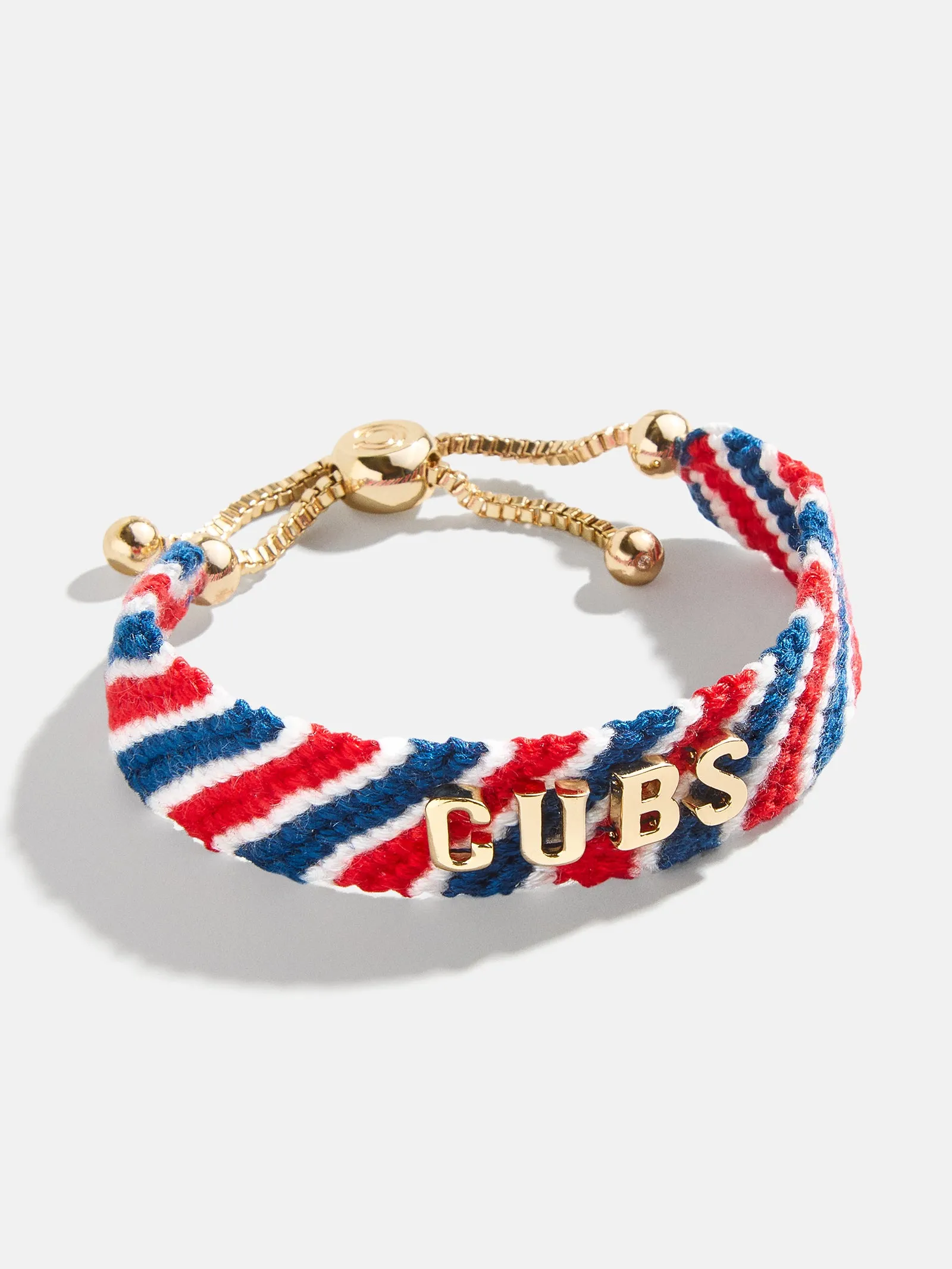 MLB Woven Friendship Bracelet - Chicago Cubs sold by BaubleBar