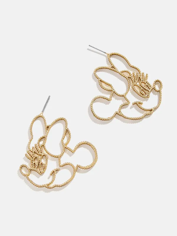Minnie Mouse Disney Outline Earrings - Minnie Mouse sold by BaubleBar