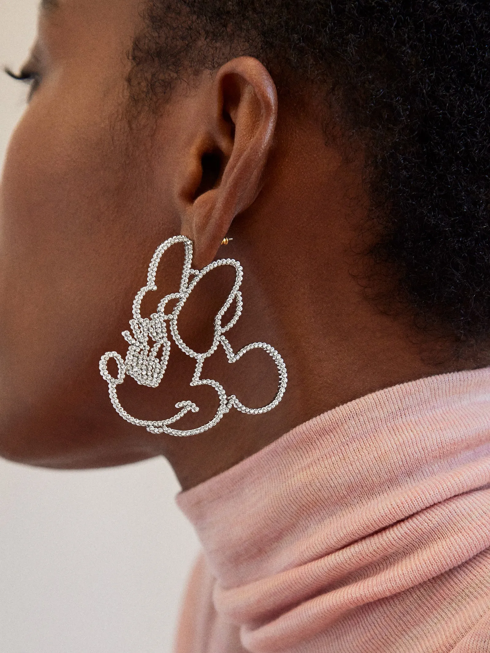 Minnie Mouse Disney Outline Earrings - Minnie Mouse sold by BaubleBar product image thumbnail 4