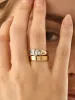 Lula 18K Gold Ring - Gold sold by BaubleBar