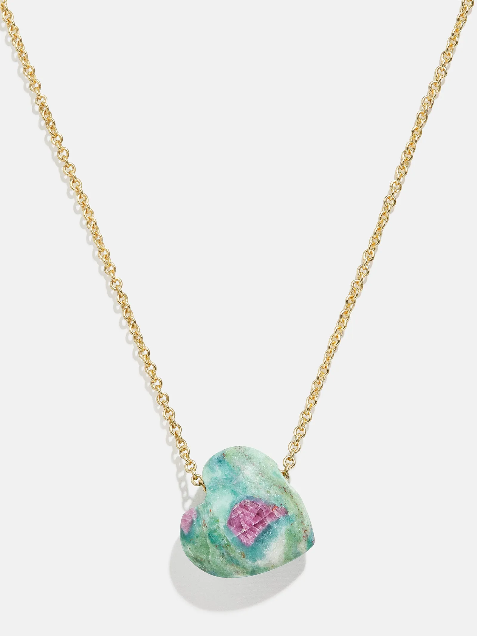 Juno Ruby Fuchsite Necklace - Ruby Fuchsite Stone sold by BaubleBar
