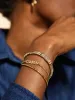 14K Gold Curb Chain Custom Nameplate Bracelet - Gold sold by BaubleBar