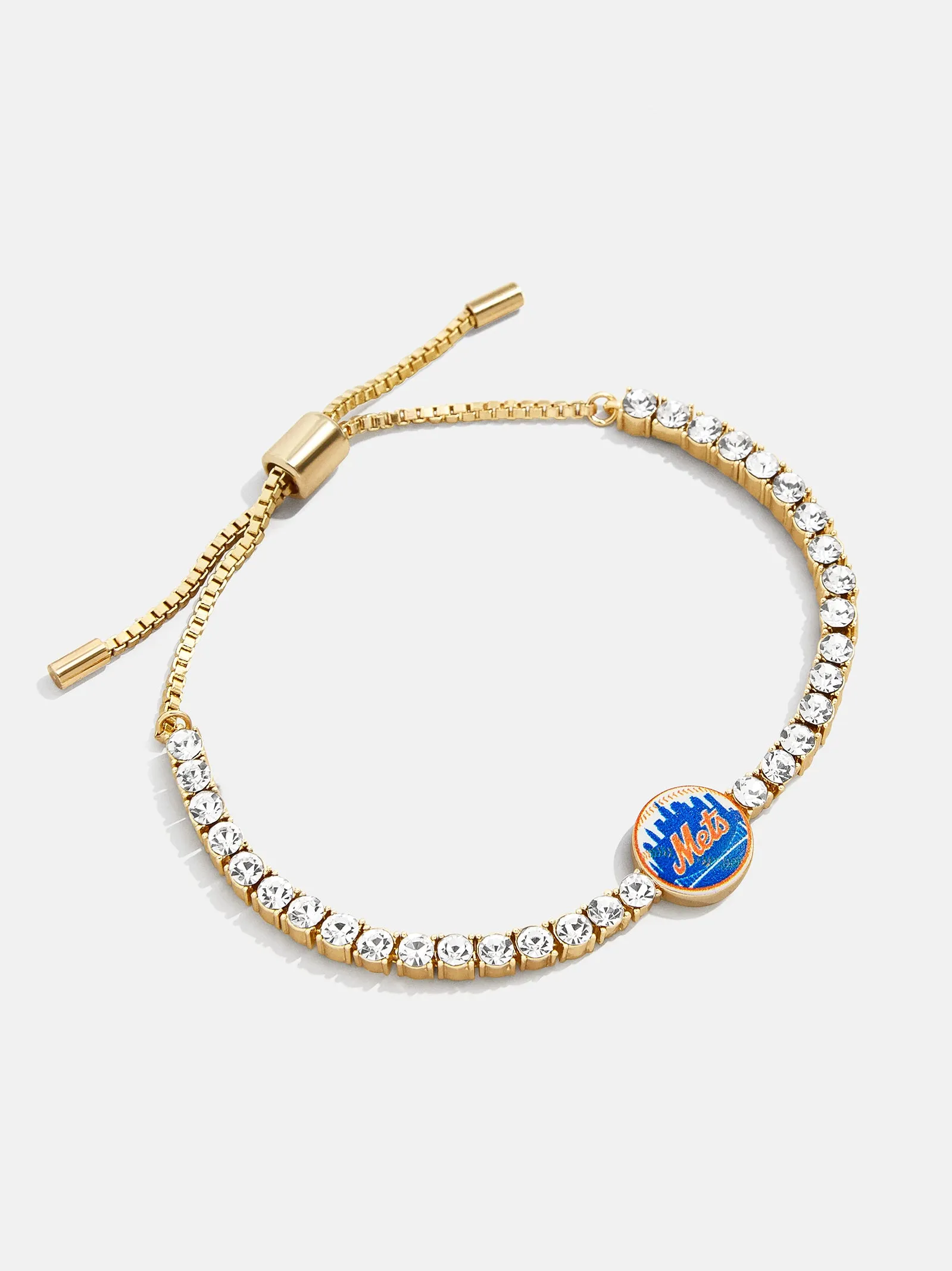 MLB Gold Tennis Bracelet - New York Mets sold by BaubleBar product image thumbnail 3