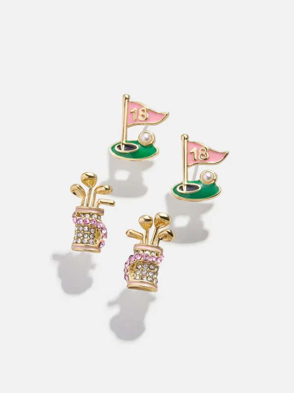 Hole in One Earring Set - Golf sold by BaubleBar