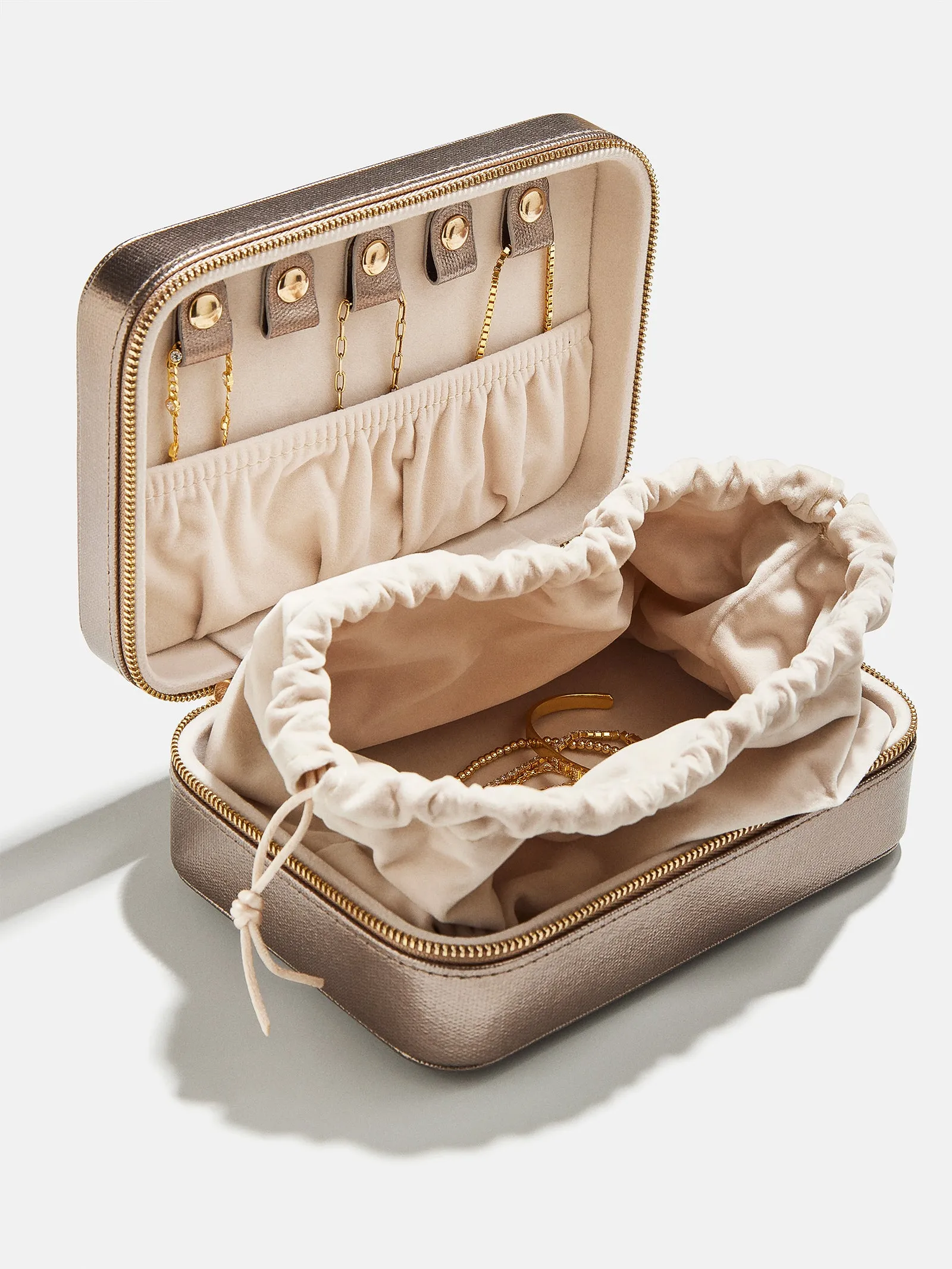 Rectangle Jewelry Storage Case - Metallic Rectangle Storage sold by BaubleBar product image thumbnail 3