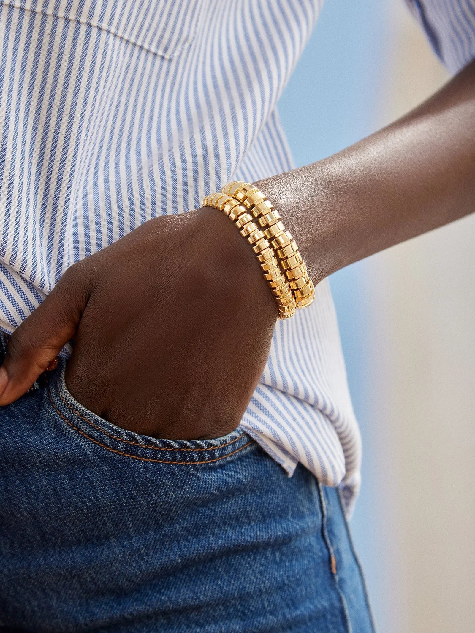 Keegan Bracelet Set - Gold sold by BaubleBar product image thumbnail 2