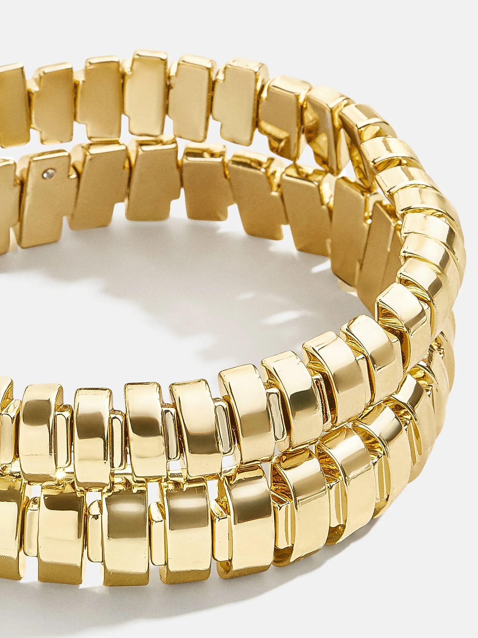 Keegan Bracelet Set - Gold sold by BaubleBar