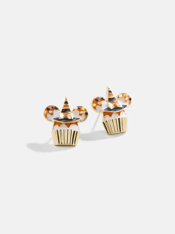 Mickey Mouse Disney Halloween Cupcake Stud Earrings - Disney Halloween Cupcake Stud Earrings sold by BaubleBar