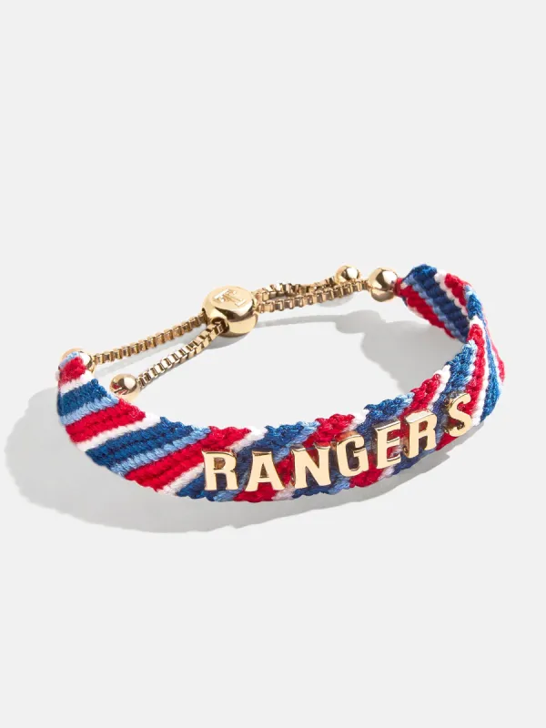 MLB Woven Friendship Bracelet - Texas Rangers sold by BaubleBar